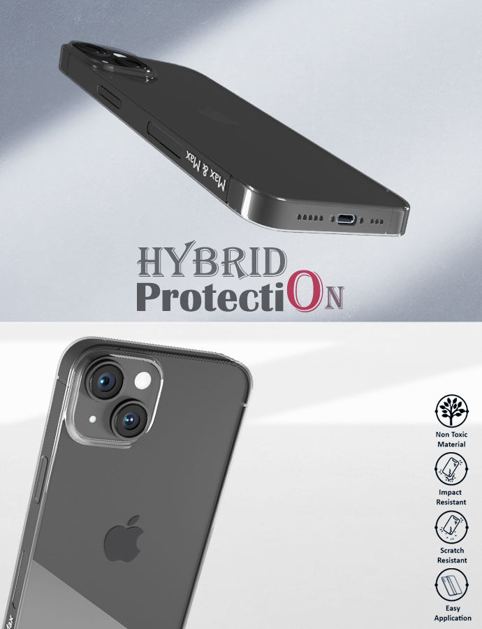 iPhone 14 Plus Ultimate Protection Clear Case Soft TPU Material Multi Drop Protection Anti-Scratch Phone Case Back Cover For iPhone 14 Plus – Clear iPhone 14 Plus Ultimate Protection Clear Case Soft TPU Material Multi Drop Protection Anti-Scratch Phone Case Back Cover For iPhone 14 Plus – Clear